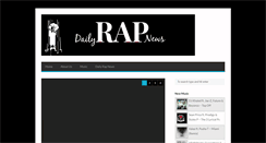 Desktop Screenshot of dailyrapnews.com